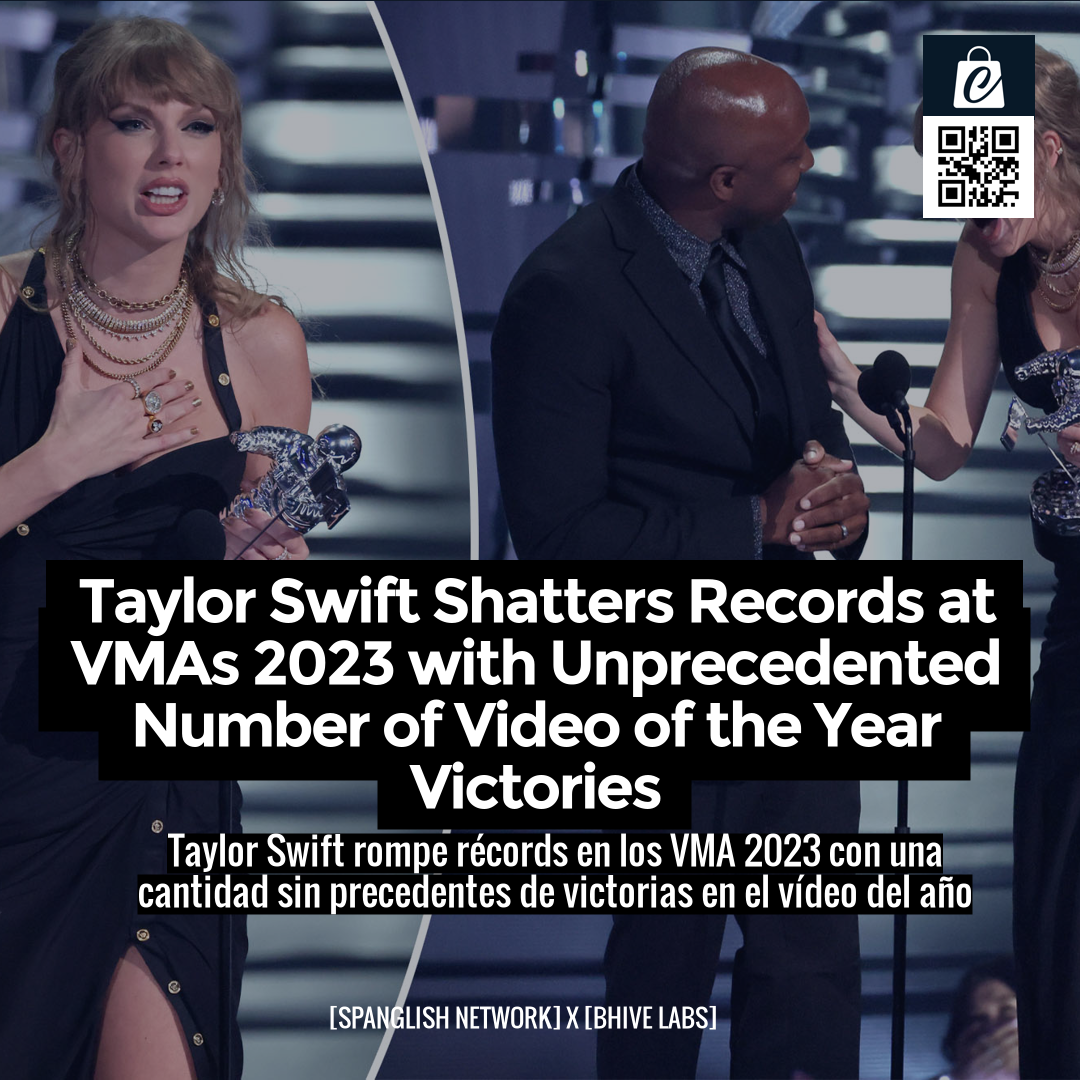 Taylor Swift Shatters Records at VMAs 2023 with Unprecedented Number of Video of the Year Victories