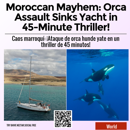 Moroccan Mayhem: Orca Assault Sinks Yacht in 45-Minute Thriller!