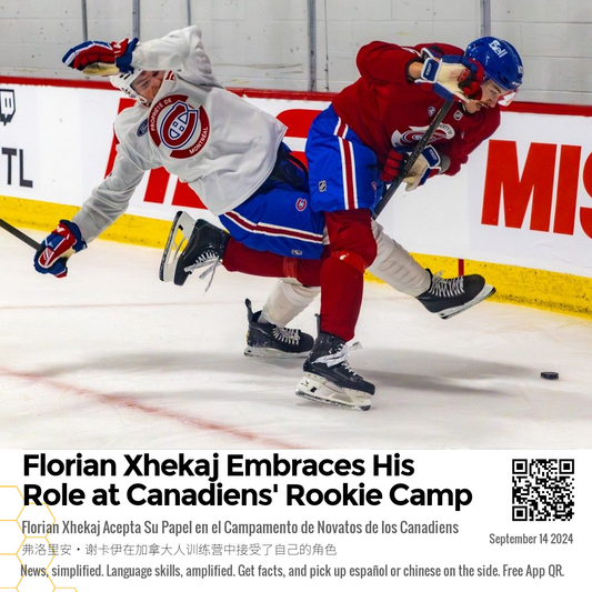 Florian Xhekaj Embraces His Role at Canadiens' Rookie Camp