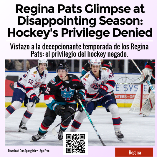 Regina Pats Glimpse at Disappointing Season: Hockey's Privilege Denied