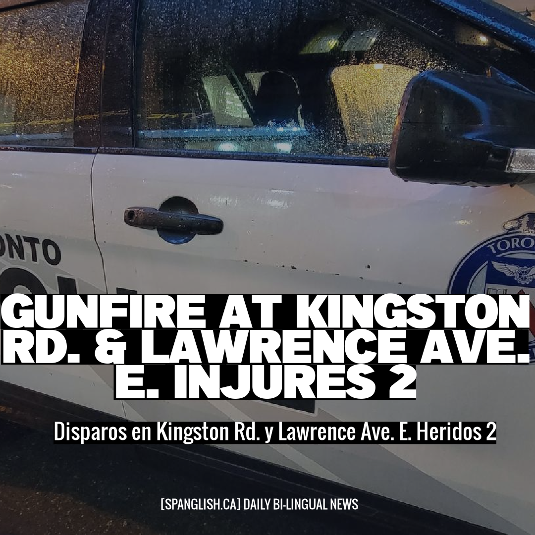 Gunfire at Kingston Rd. & Lawrence Ave. E. Injures 2