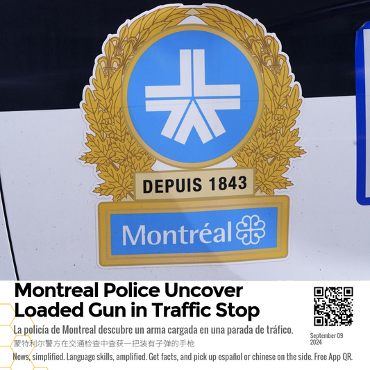 Montreal Police Uncover Loaded Gun in Traffic Stop