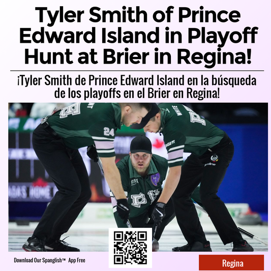 Tyler Smith of Prince Edward Island in Playoff Hunt at Brier in Regina!