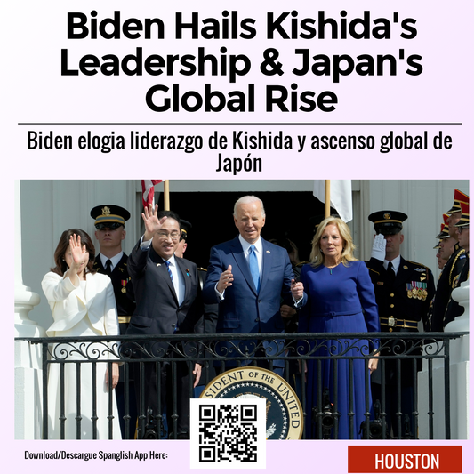 Biden Hails Kishida's Leadership & Japan's Global Rise