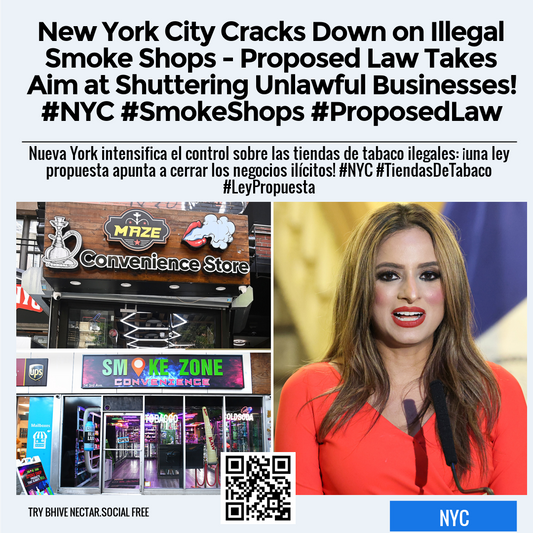 New York City Cracks Down on Illegal Smoke Shops - Proposed Law Takes Aim at Shuttering Unlawful Businesses! #NYC #SmokeShops #ProposedLaw