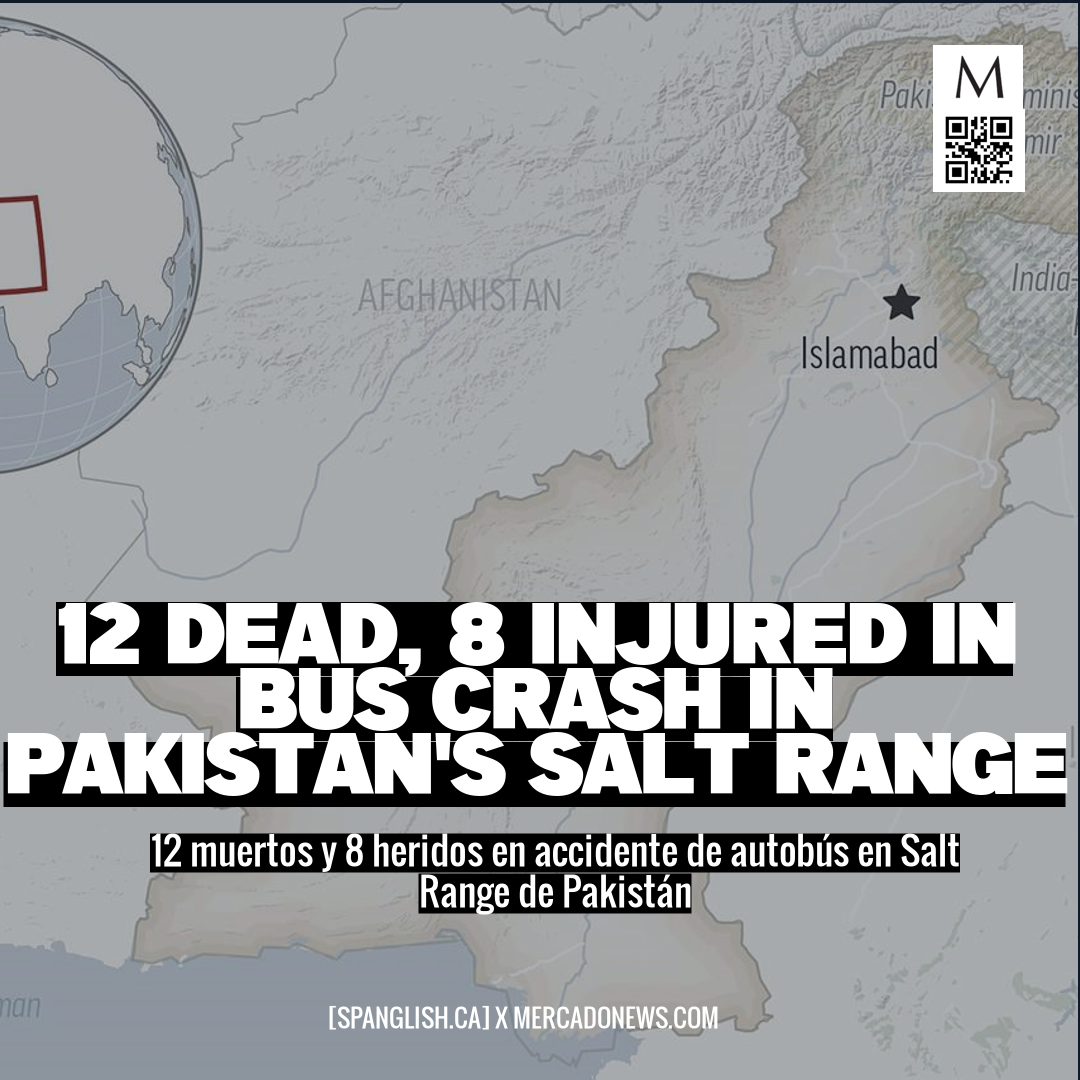 12 Dead, 8 Injured in Bus Crash in Pakistan's Salt Range