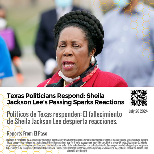 Texas Politicians Respond: Sheila Jackson Lee's Passing Sparks Reactions