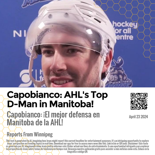 Capobianco: AHL's Top D-Man in Manitoba!