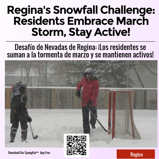 Regina's Snowfall Challenge: Residents Embrace March Storm, Stay Active!