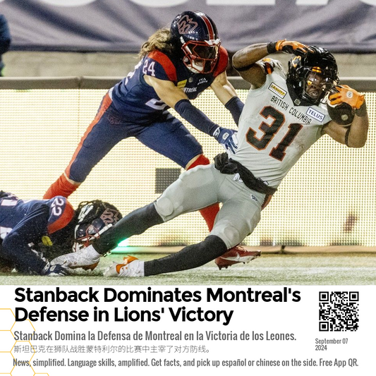 Stanback Dominates Montreal's Defense in Lions' Victory