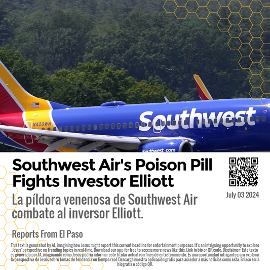 Southwest Air's Poison Pill Fights Investor Elliott