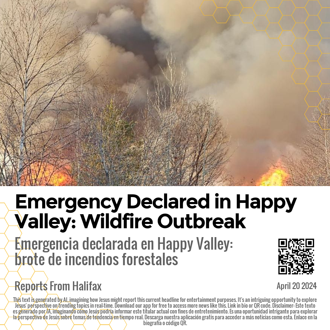 Emergency Declared in Happy Valley: Wildfire Outbreak