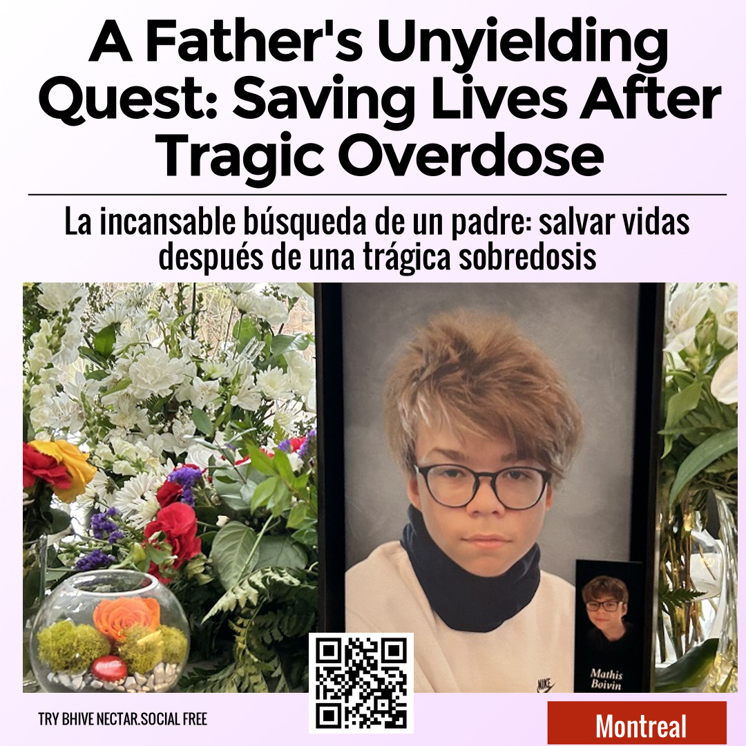 A Father's Unyielding Quest: Saving Lives After Tragic Overdose