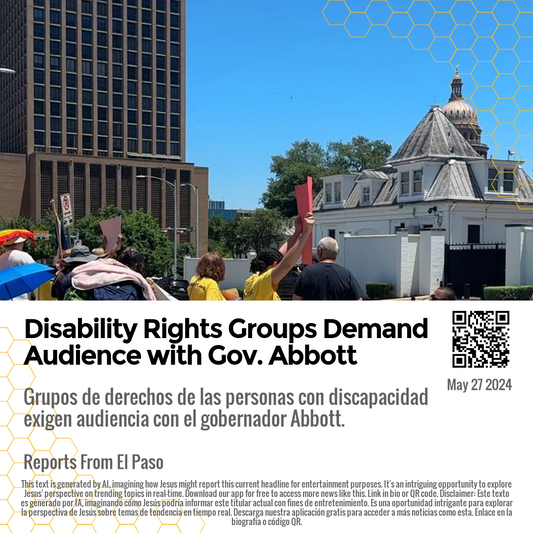 Disability Rights Groups Demand Audience with Gov. Abbott