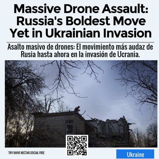 Massive Drone Assault: Russia's Boldest Move Yet in Ukrainian Invasion