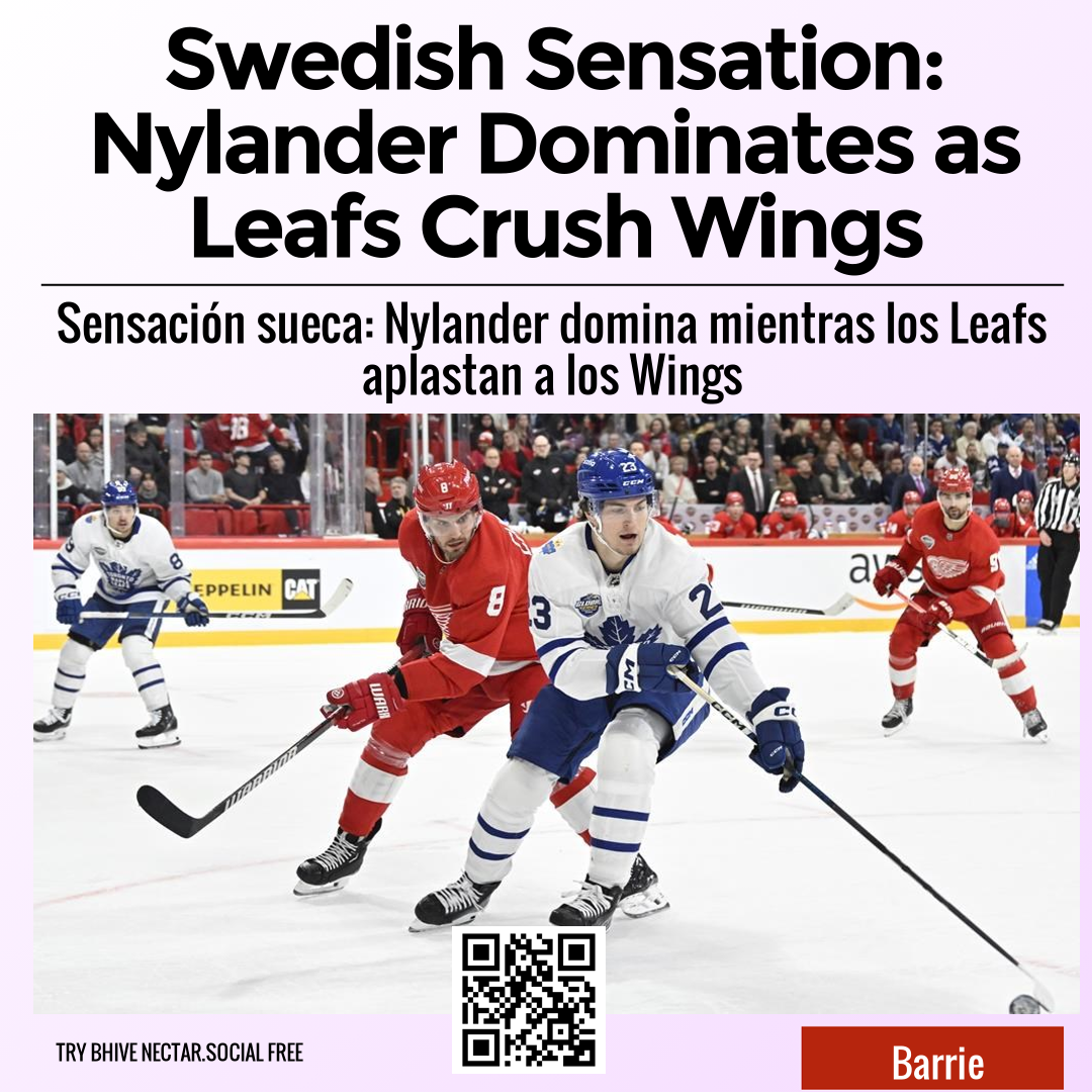 Swedish Sensation: Nylander Dominates as Leafs Crush Wings