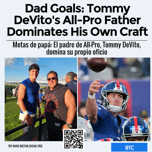Dad Goals: Tommy DeVito's All-Pro Father Dominates His Own Craft