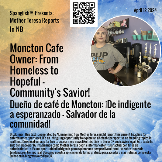 Moncton Cafe Owner: From Homeless to Hopeful - Community's Savior!