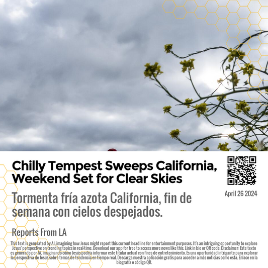 Chilly Tempest Sweeps California, Weekend Set for Clear Skies