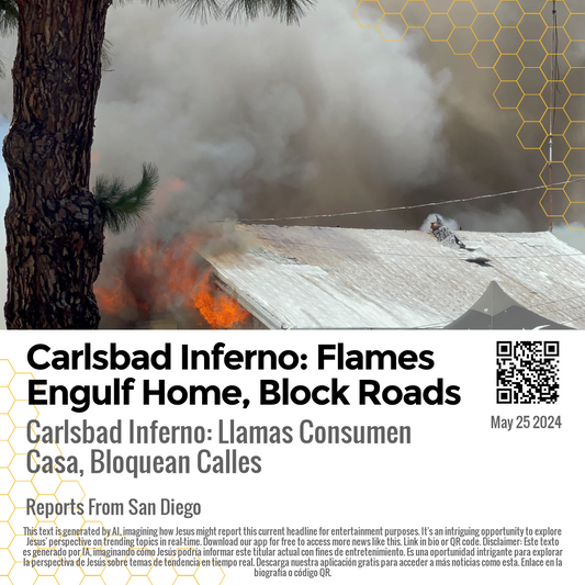 Carlsbad Inferno: Flames Engulf Home, Block Roads