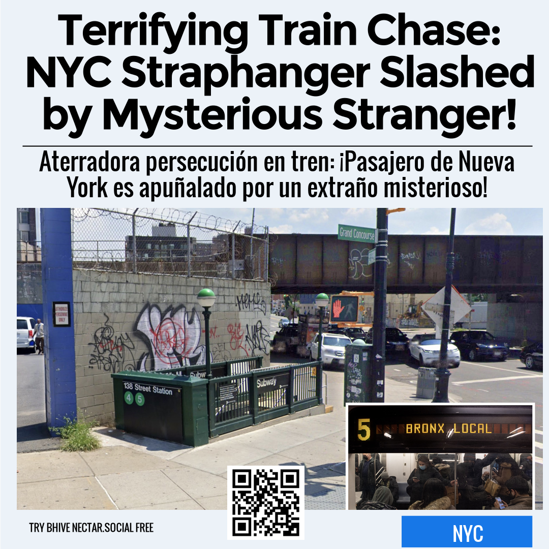 Terrifying Train Chase: NYC Straphanger Slashed by Mysterious Stranger!