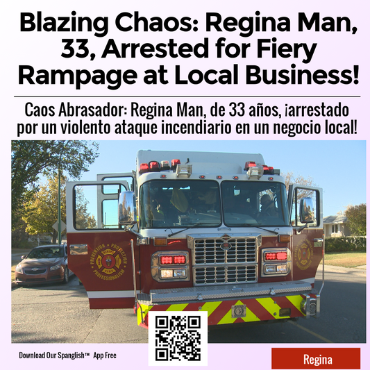 Blazing Chaos: Regina Man, 33, Arrested for Fiery Rampage at Local Business!