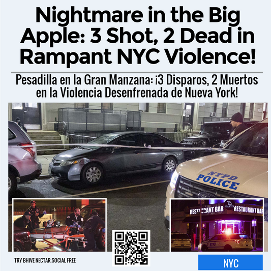 Nightmare in the Big Apple: 3 Shot, 2 Dead in Rampant NYC Violence!