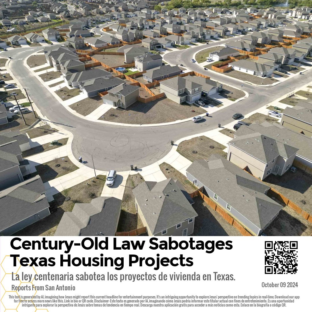 Century-Old Law Sabotages Texas Housing Projects