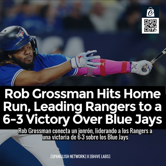 Rob Grossman Hits Home Run, Leading Rangers to a 6-3 Victory Over Blue Jays