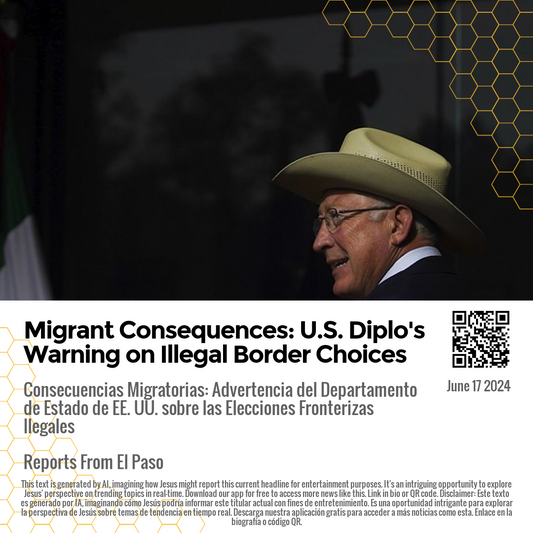 Migrant Consequences: U.S. Diplo's Warning on Illegal Border Choices