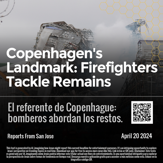 Copenhagen's Landmark: Firefighters Tackle Remains