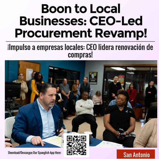 Boon to Local Businesses: CEO-Led Procurement Revamp!