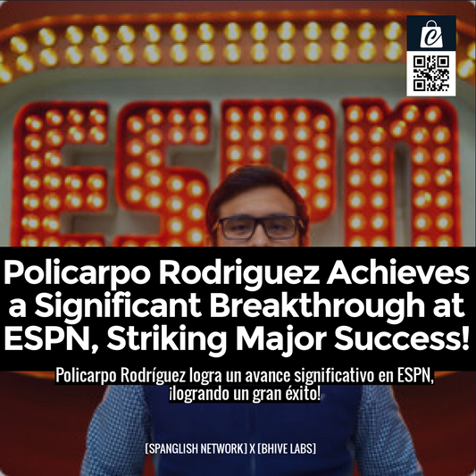 Policarpo Rodriguez Achieves a Significant Breakthrough at ESPN, Striking Major Success!