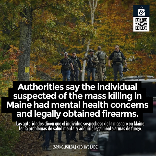 Authorities say the individual suspected of the mass killing in Maine had mental health concerns and legally obtained firearms.