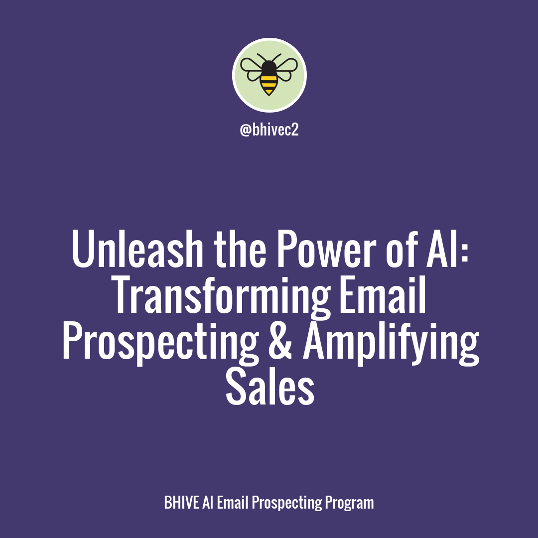 Unlocking Sales Potential with AI: Drive Growth with Data-Driven Email Prospecting - The Future is Here!