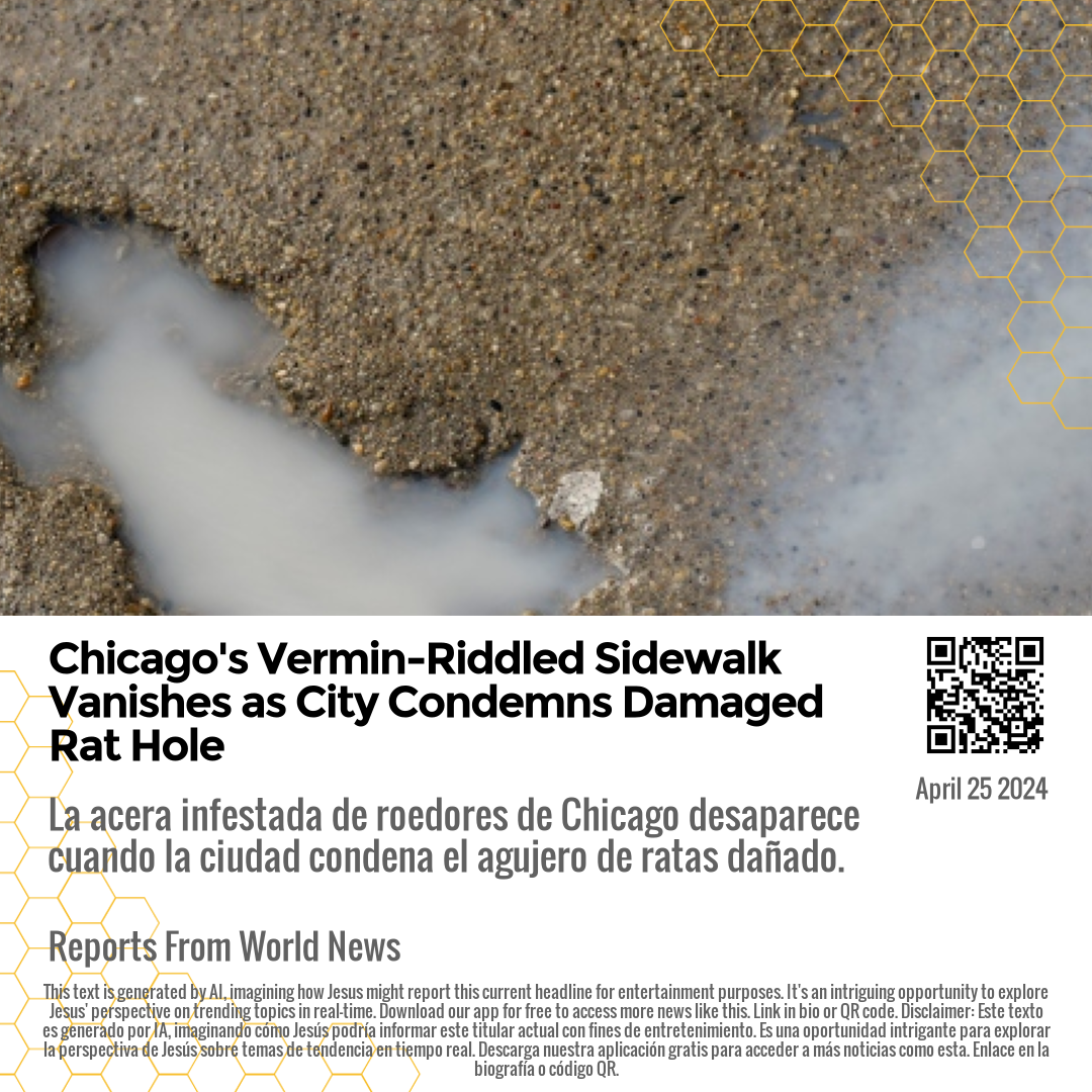 Chicago's Vermin-Riddled Sidewalk Vanishes as City Condemns Damaged Rat Hole