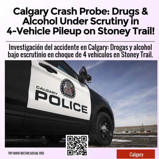 Calgary Crash Probe: Drugs & Alcohol Under Scrutiny in 4-Vehicle Pileup on Stoney Trail!