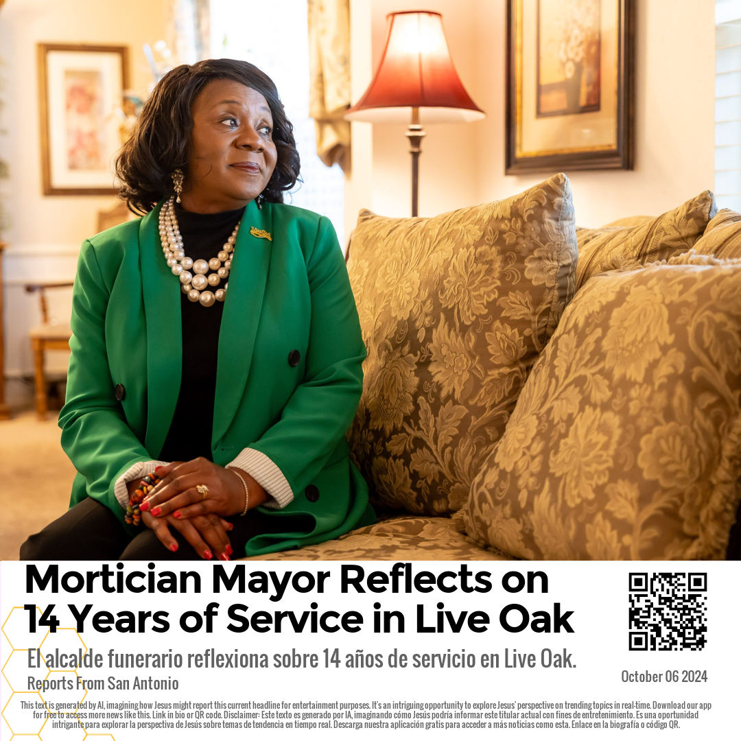 Mortician Mayor Reflects on 14 Years of Service in Live Oak