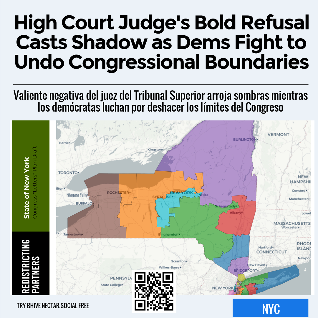 High Court Judge's Bold Refusal Casts Shadow as Dems Fight to Undo Congressional Boundaries