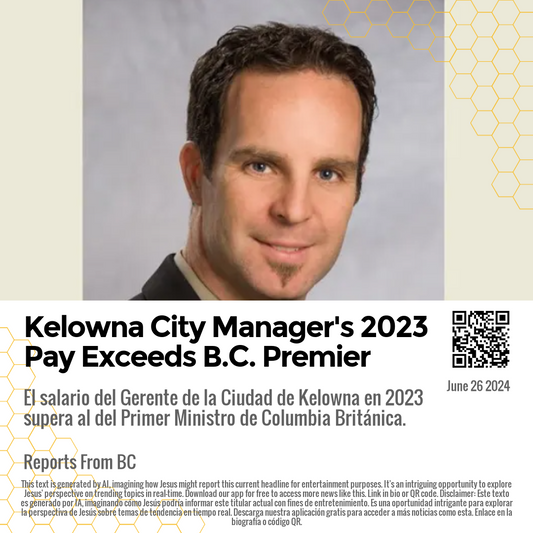 Kelowna City Manager's 2023 Pay Exceeds B.C. Premier