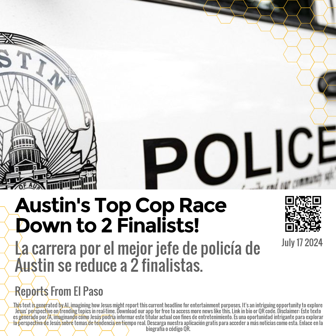 Austin's Top Cop Race Down to 2 Finalists!