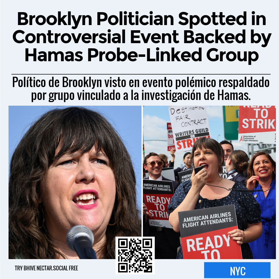 Brooklyn Politician Spotted in Controversial Event Backed by Hamas Probe-Linked Group