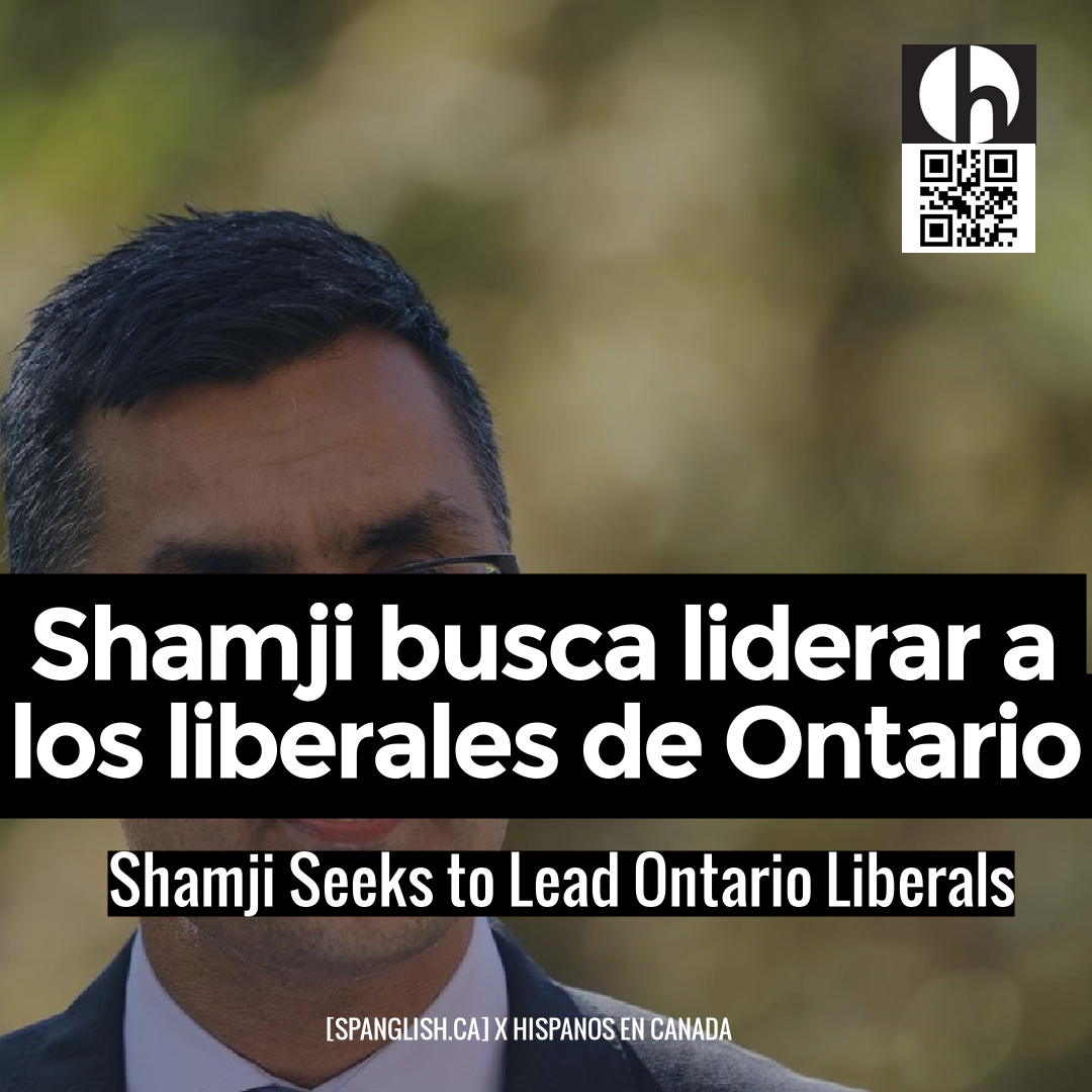 Shamji Seeks to Lead Ontario Liberals