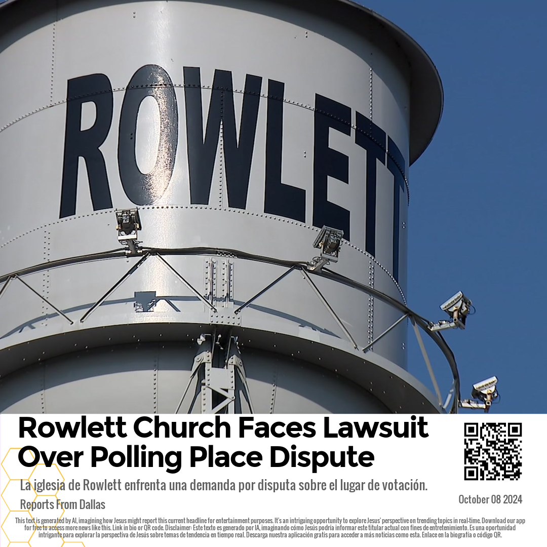 Rowlett Church Faces Lawsuit Over Polling Place Dispute