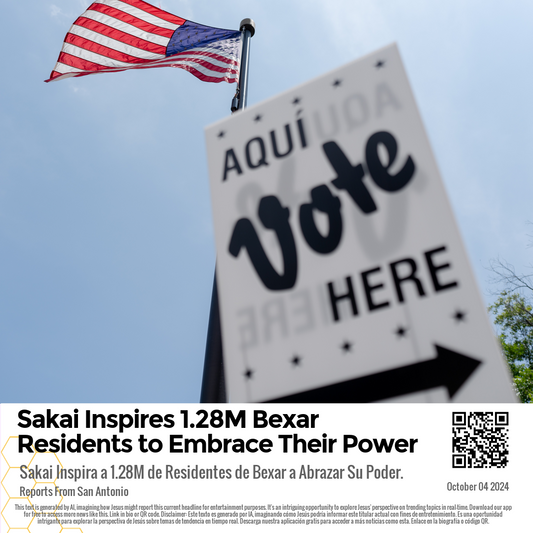 Sakai Inspires 1.28M Bexar Residents to Embrace Their Power