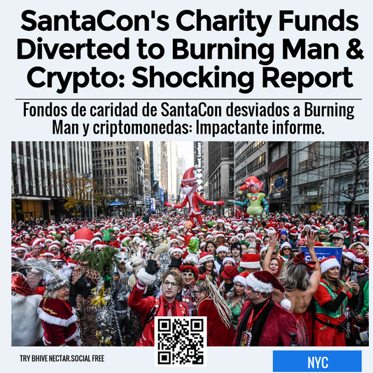 SantaCon's Charity Funds Diverted to Burning Man & Crypto: Shocking Report