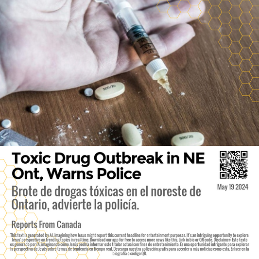 Toxic Drug Outbreak in NE Ont, Warns Police