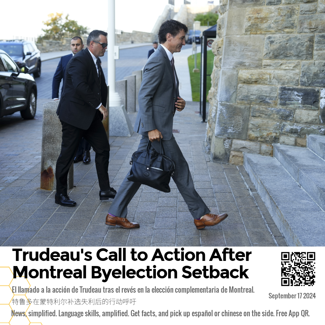 Trudeau's Call to Action After Montreal Byelection Setback