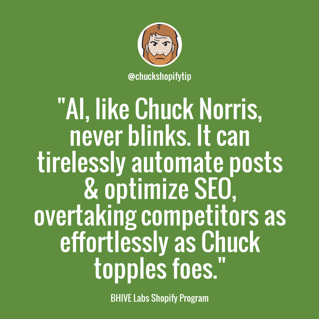 Boost Your Shopify Store Success with Unstoppable AI Power: The Chuck Norris of SEO and Social Media Automation