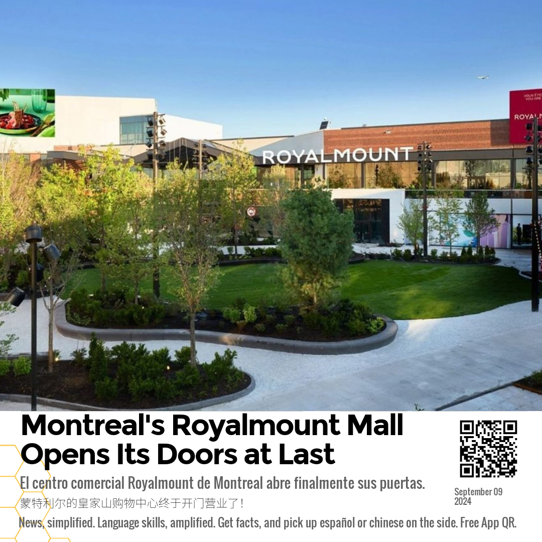 Montreal's Royalmount Mall Opens Its Doors at Last